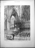 Old Enthronisation Archbishop York Masonic Hall Girls Battersea 1891Victorian