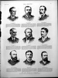 Antique Print New House Commons Asquith Rollit Coghill Gilliat Godson 1886 19th