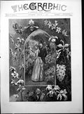 Antique Old Print Orchid Show Arthur Hopkins Lady Gent Garden Flowers 1886 19th