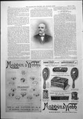 Antique Old Print Late J Herbert Swimming Mappin & Webb Engagement Rings 1900
