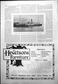 Antique Old Print Norfolk Great Eastern Railways New Screw Steamer Deck 1900