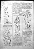Old Print Captious Critic Lord Mayors Day Folly Theatre Frank Wyatt 1879 19th