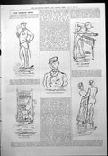 Antique Print Captious Critic Young Manchester Tradesmen Sport Skating 1879