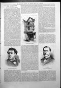 Old Late Charles Fechter Birthplace Moliere M Chabral Architect 1879 Victorian