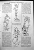 Old Print Captious Critic Broadstairs Kent Man Fireman Edmund Davis 1879 19th
