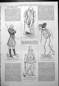 Print Captious Critic Master Ring Gaiety Circus Iron Chest Pineaus Sardines1879