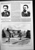 Antique Old Print Viscount Newry W Lennon-Hunt Cock & Pynot Whittington 1879