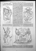 Old Print Captious Critic Covent Garden Riviers Concerts Musical Procession1879