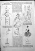 Antique Print Captious Critic Charles Morton Gen Wreath David Spring 1878 19th