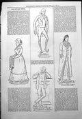 Old Print Captious Critic Mrs Charles Morton Mrs Dormonde L Herbert 1878 19th