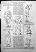 Old Print Captious Critic General Vicaress Wakefield P Day Moses J Barnaby 1878