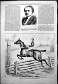 Old John Stainer Mus Doc Fusilier Celebrated Canadian Steeplechaser 1878 19th