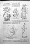 Old Captious Critic Victims Court Theatre Brass Pot Miss Pecker 1878 Victorian