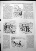 Print Sports For Ladies Fishing Angling Parties Scotch Lochs Fly Fishing 1887