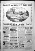 Old Print Best Cheapest Game Food Gilbertson & Page Hollands Rifles 1887 19th