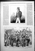 Old Lord Geo Bentinck Walking For Cake St James Hall Moore Burgess 1877 19th