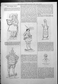 Antique Old Print Captious Critic Demon Dulness Strand Harry Cox Chiquot 1877