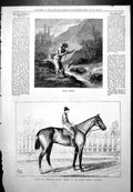 Old Trout Fishing Zoo-Zoo American Crack Winner Stakes Saratoga 1877 Victorian