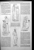 Old Print Captious Critic Suzanne Les Deux Vieillards Relache Grecian Games1877