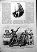 Old Print E J Odell Born 1834 Theatre Scene Love Wins Surrey Theatre 1877 19th