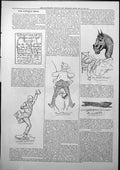 Original Old Antique Print Captious Critic Straight Tip Derby Dark Horse 1877