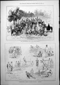 Old Secunderabad Hunt International Athletic Meetings Eng Ireland1877 Victorian