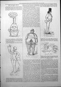 Antique Old Print Captious Critic After Dark Captain Cuff Edward Righton 1877