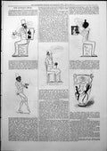 Original Old Antique Print Captious Critic True To Core Audience Burgess 1877
