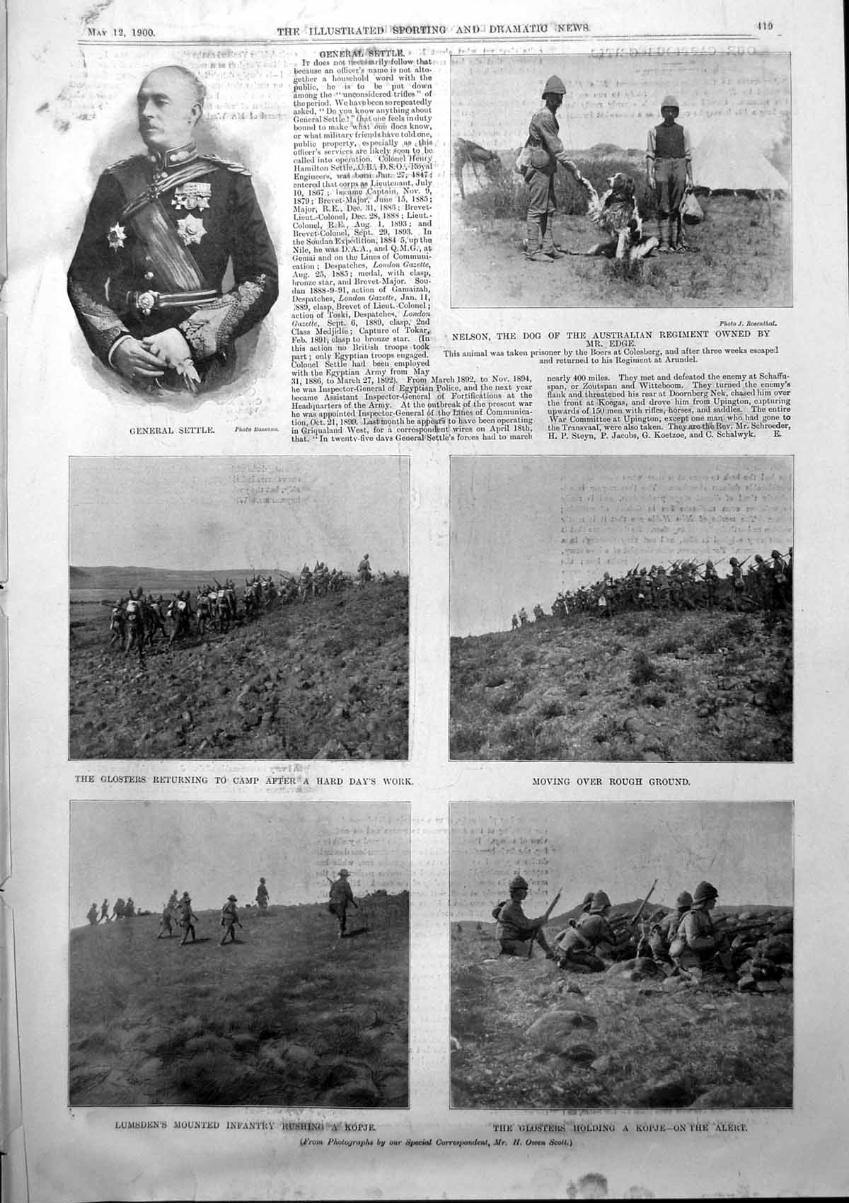 Old Gen Settle Transvaal Lumsdens Infantry Captious Critic Miss Hobbs