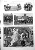 Antique Old Print Goodwood Sloan Maluma Ameer Bourne End Regatta Pitman 1900