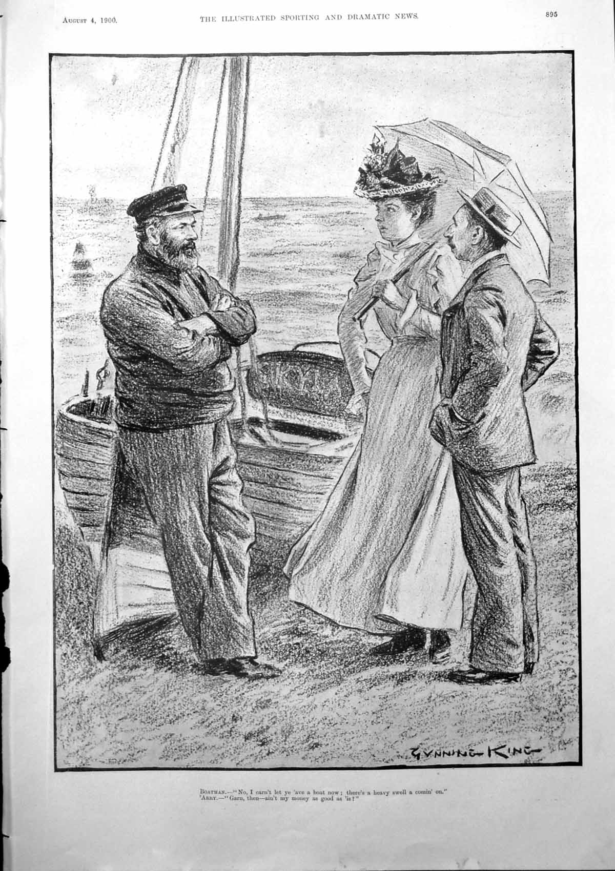 Old Boatman Arry Gunning King Liverpool Cup J Reiff B Rigby Kleon 190 20th