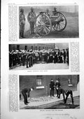 Old Departure Cape Maxim Drums Fifes Signallers Inspection Chatham 19 20th
