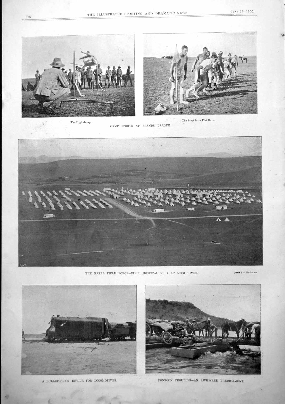 Old Camp Elands Laagte Field Hospital Maj Nolan-Neylan Horse G White1 19th