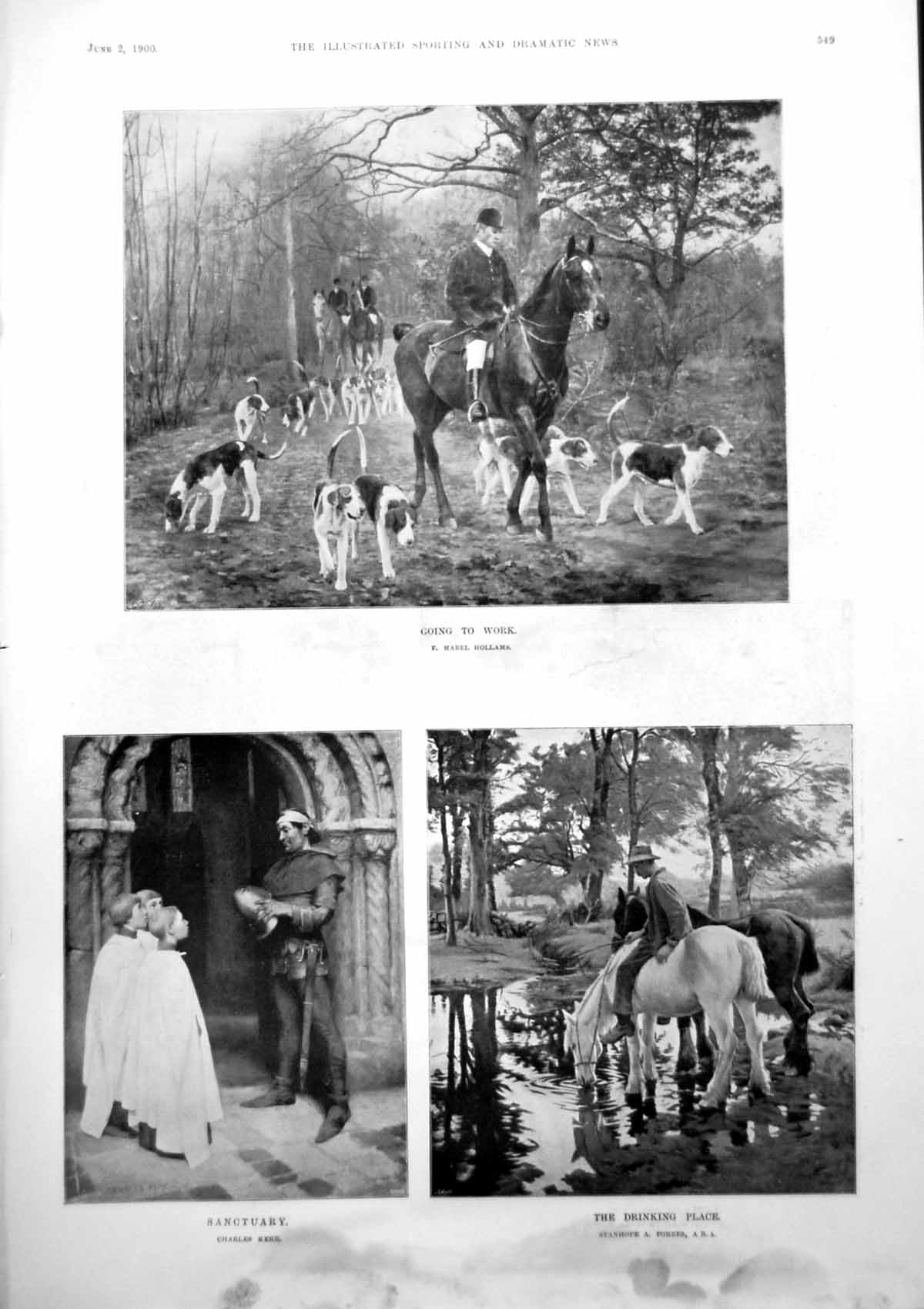 Old Going Work Sanctuary Drinking Place Eve Storm Worsted Padday 1900 Victorian