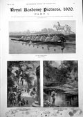 Old Consulting Fly Book Market Cart Egypt Over Sea Skye 1900 Damaged Victorian