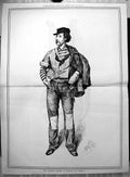 Original Old Antique Print Mr Charles Warner As Coupeau In Drink A Stretch 1879