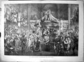 Original Old Antique Print Artists Festival Dusseldorf Final Group 1878 19th