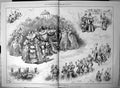 Old Print Masque Flowers Grays Inn Gallus Inverno Primavera Kawasha 1887 19th