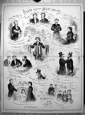Antique Print Hints Against Matrimony By An Unmarried Man Dower Wilson 1877