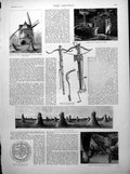 Print Mill Crecy Exterior Interior Field Battle Agincourt Phillippe Valois 1887