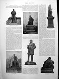 Old Statues Brunel Burns William Iv Hill Mill Peabody Pittites Play 1891 19th