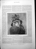 Old Print Clara Maria Leigh Sarah Jennings Baroness Holland I Ii Portraits 1891