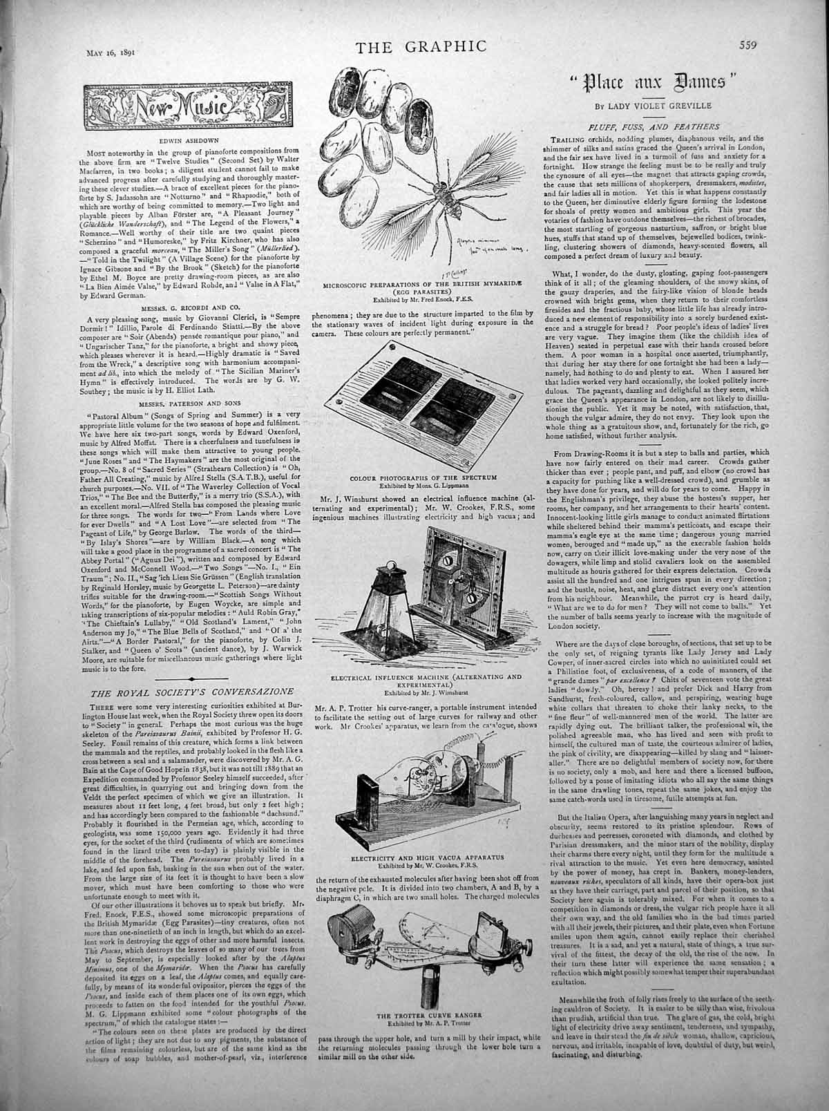 Old Microscopic Preparations Electrical Apparatus Navy New Hebrides 1891 19th