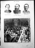 Old Boar'S Head Festival Banquet Almoners Recent Disastrous Floods 1882 19th