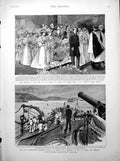 Old Marriage Wfd Smith Lady Esther Gore HMS Benbow Church Staines 1894 19th