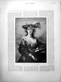 Old Portrait Madame Vigee-Lebrun Entrance St Martin'S Lane Academy 1894 19th
