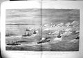 Antique Old Print Naval Manoeuvres Great Battle Belfast Ships Firing 1894 19th
