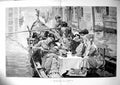 Antique Print Venetian Al Fresco William Logsdail Picnic Family Water 1887