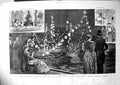 Antique Print Royal Fete Fisheries Exhibition Boats Lanterns Flowers 1883 19th