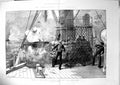 Antique Old Print Bombardment Alexandria Explosion Shell Hms Alexandra 1882